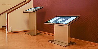 Digitale Infoterminals im Prozellan Museum Meissen