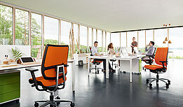 Wir bieten Ihnen moderne und ergonomische Büromöbel für Ihren Arbeitsplatz!